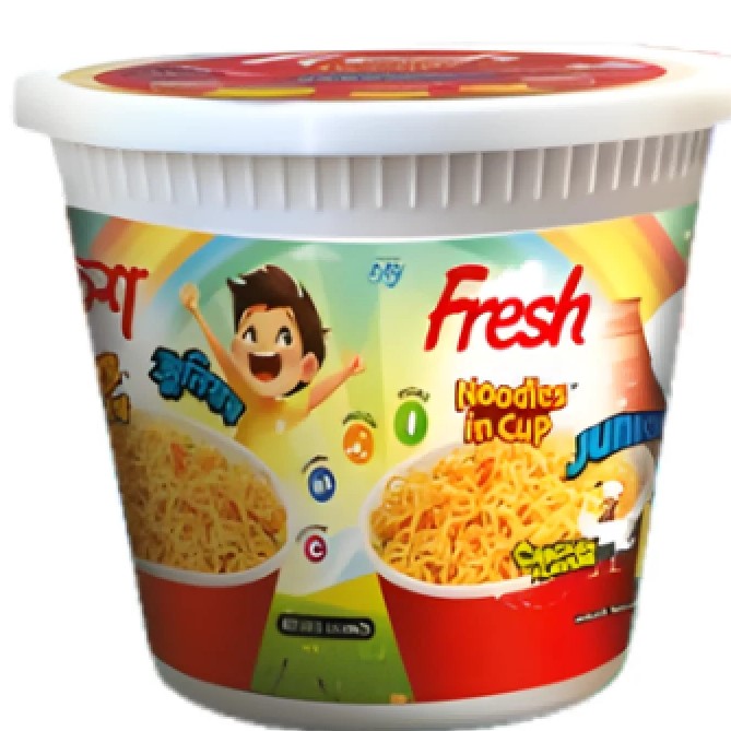 Fresh noodles in cup JUNIOR
