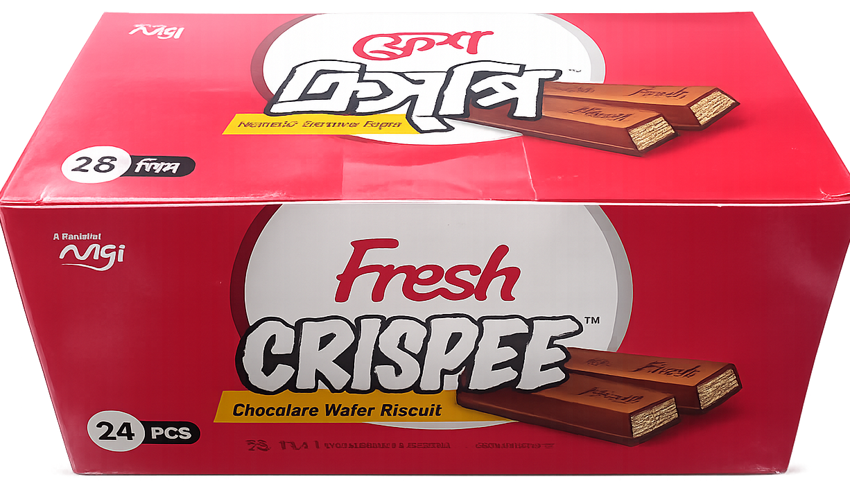 crispy choclate wafer biscuit fresh 24p