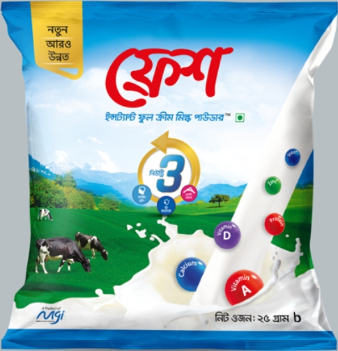 Fresh milk powder  25g mini pack