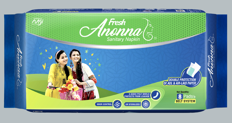 Fresh Anonna Sanitary Heavy Flow Wings 8Pcs