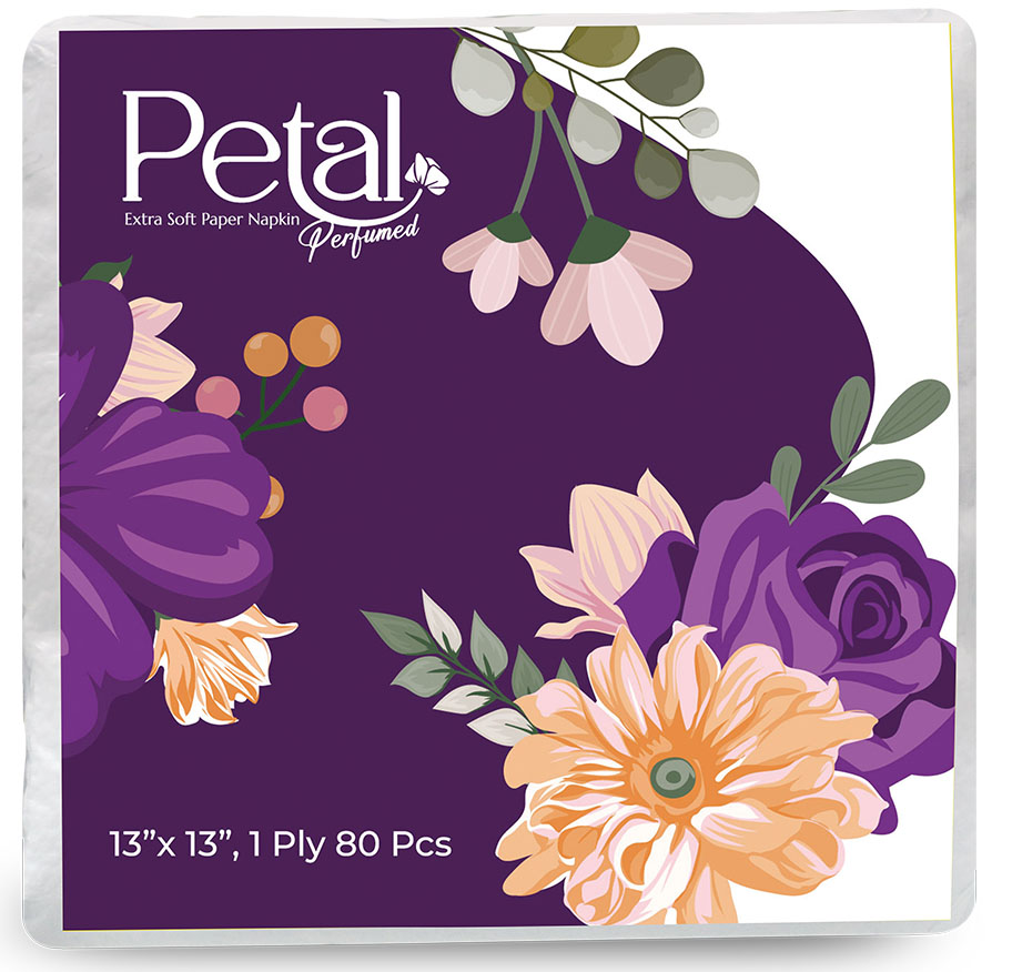 PETAL Paper Napkin Perfumed 80 sheetsX1 ply