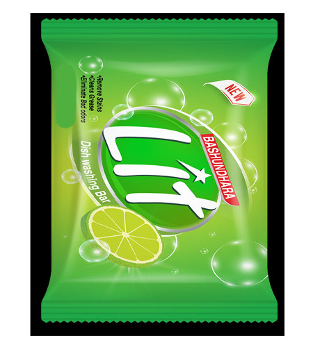 Bashundhara Lit Dish Wash Bar Lemon 300gm