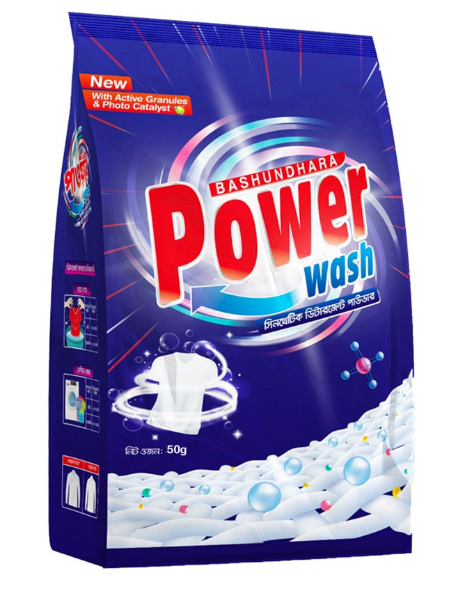 Bashundhara Power Wash Detergent 50g