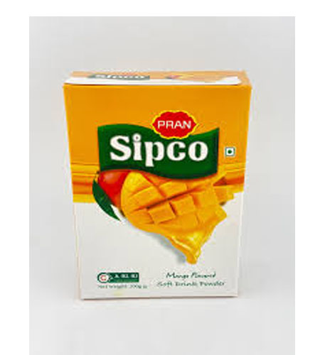 PRAN Sipco Mango Flavor Soft Drink Powder 200g