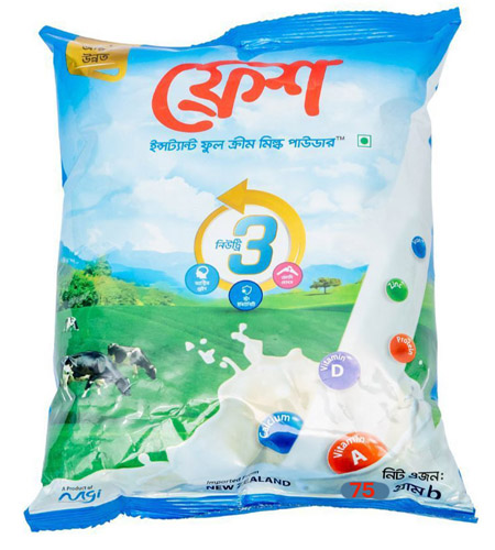 Fresh Instant Full Cream Milk Powder 75g
