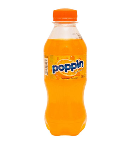 Poppin Orange Flavoured Drink 250ml