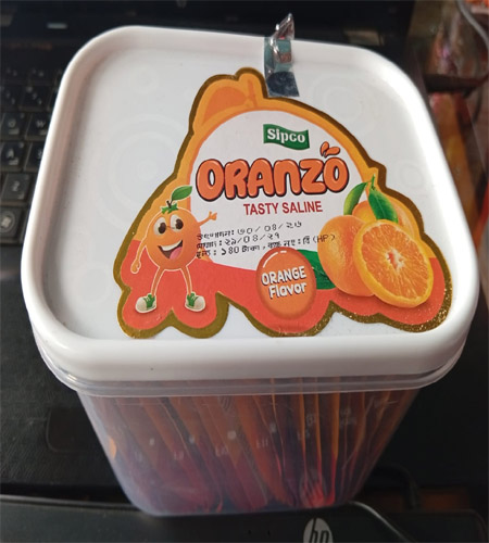 Sipco Orange Tasty Saline 1box (20pcs)