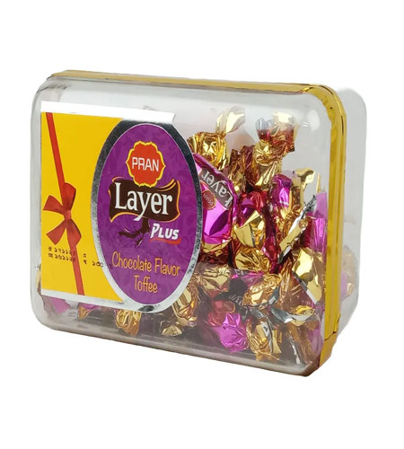 Pran Layer Plus Chocolate Flavor Toffee 20pcs