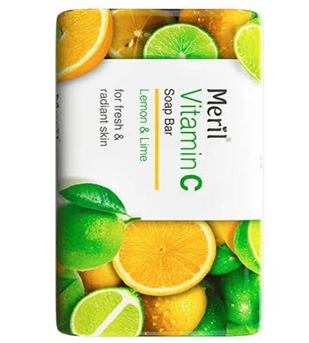 Meril Vitamin C Soap Bar  Lemon & Lime 50g