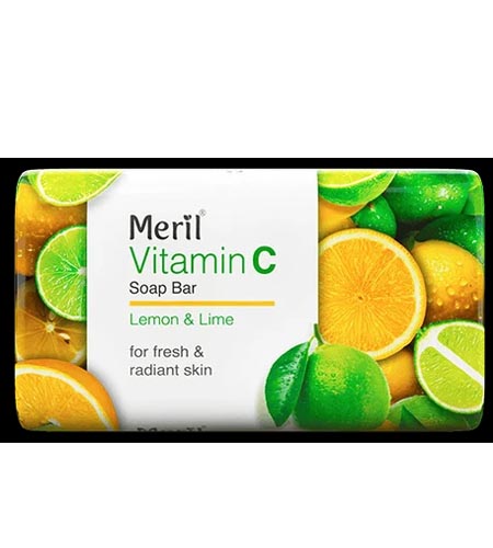 Meril Vitamin C Soap Bar  Lemon & Lime 100g