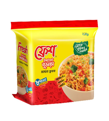 Instant noodles fresh masala flavour 8pcs pack...480g