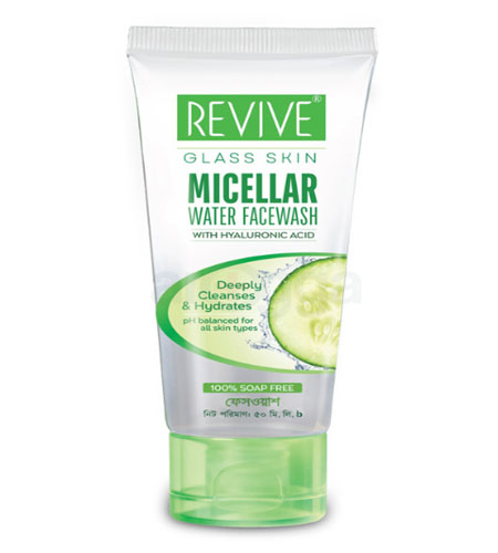 Revive Glass Skin Micellar Water Face Wash 50ml