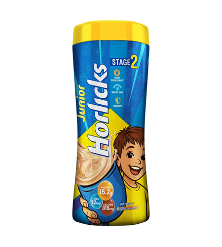 Junior Horlicks Health and Nutrition Drink Stage-2 Jar 500g (Powder Drink)