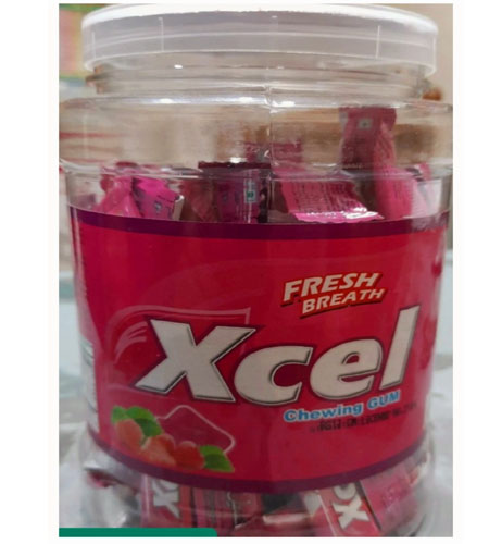 Xcel Chewing Strawberry Gum 90p
