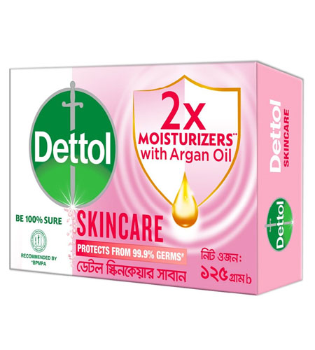 Dettol Bathing Soap Bar Skincare  125g