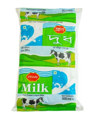 pran milk liquid 500 ml
