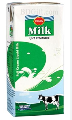 pran milk liquid 1000 ml