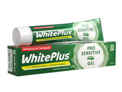 White Plus Pro-Sensitive Gel Toothpaste - 90g