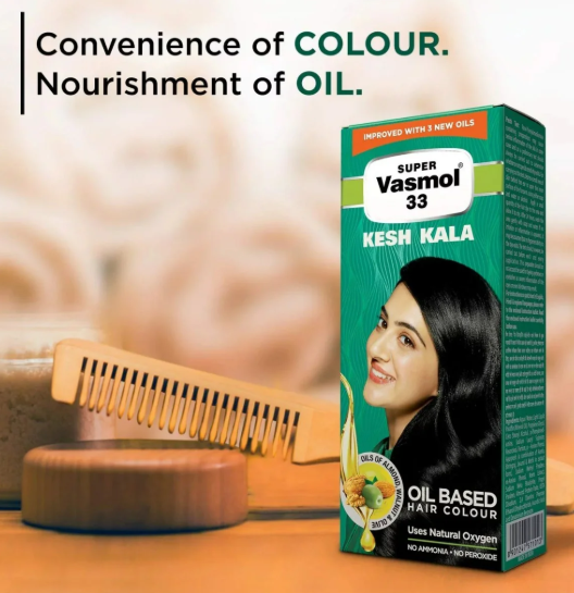 supar vasmol 33 kesh kala 50ml