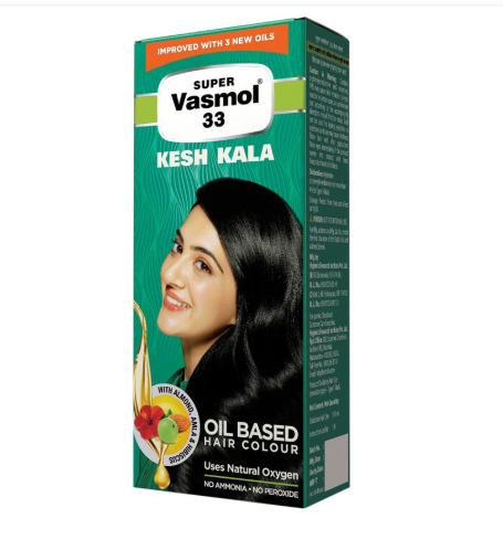 supar vasmol 33 kesh kala  100ml