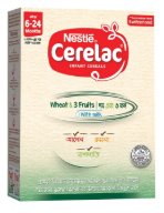 Cerelac Stage 1 Wheat with 3 Fruits 350g